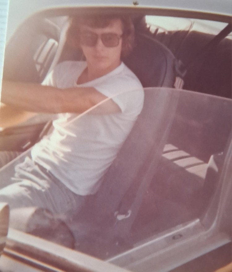 Jenn's Dad Harold Nyhof and the year is 1977 and that's a Chevy Citation car in the photo